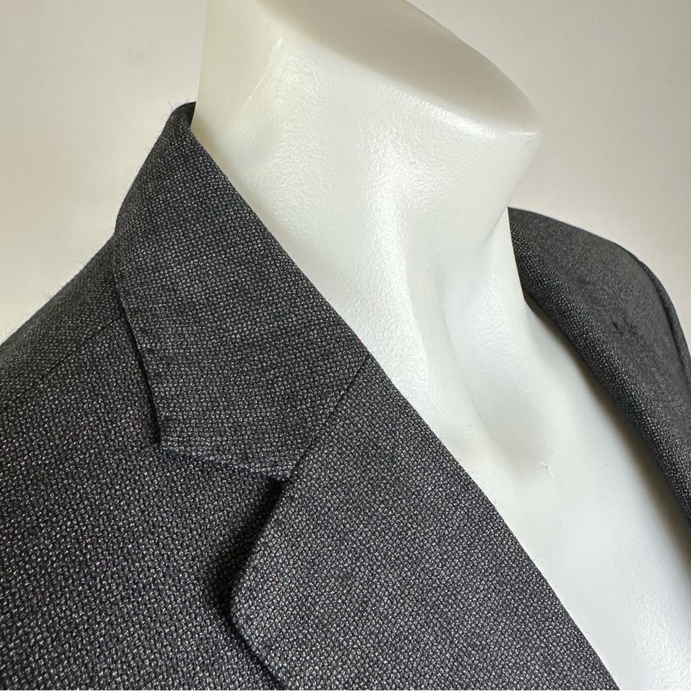 John Varvatos Men's Dark Charcoal Gray Sport Coat Blazer - Picture 7 of 9
